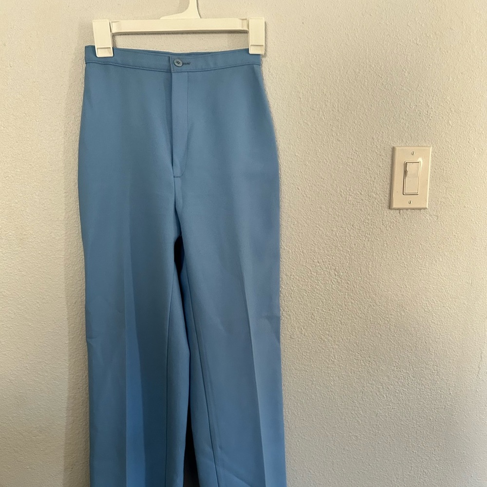 Vintage 70s baby blue slacks